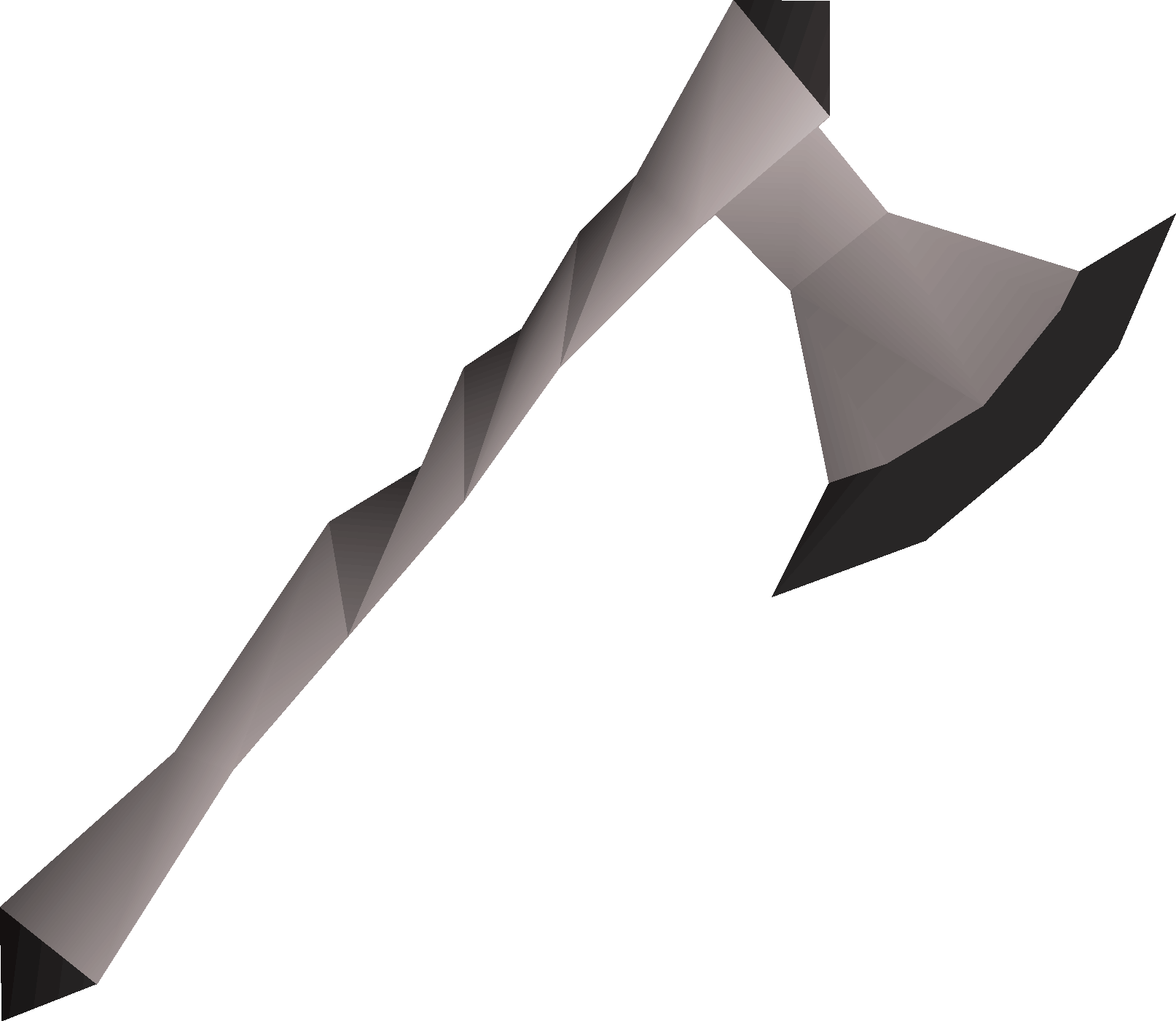 Authentic 3rd age axe game render